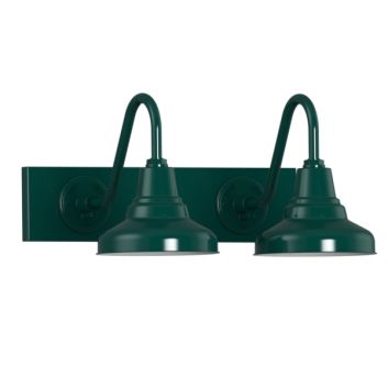 Union Gooseneck Double Vanity Light
