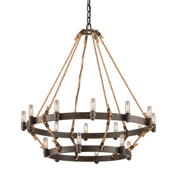 Double Maven Rope Chandelier