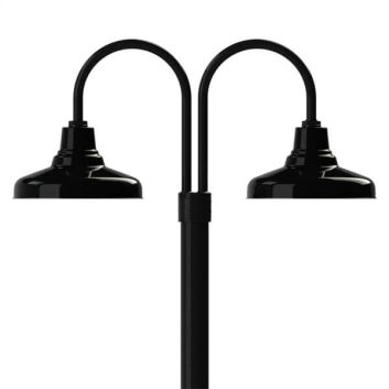 Union LED Double Post Mount Light