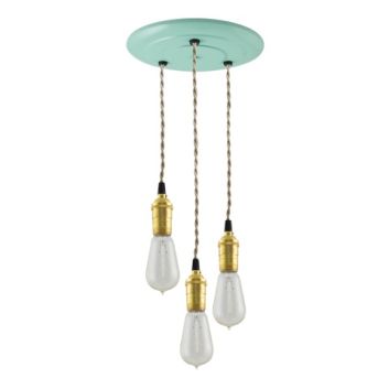 Raw Brass Multi-Light Chandelier