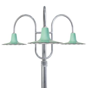 Seaside LED Triple Post Mount Light