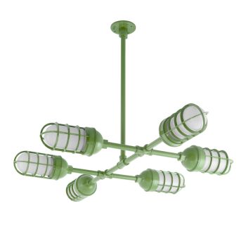 Factory Overhead 6-Light Chandelier