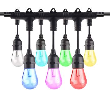 36' Smart LED String Light Set with S14 Bulbs