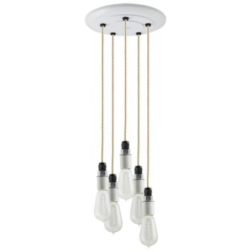 Indy Porcelain Socket Multi-Light Chandelier