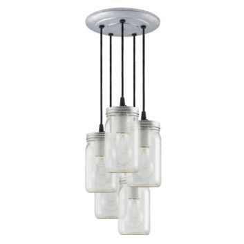 Ball Jar Multi-Light Chandelier