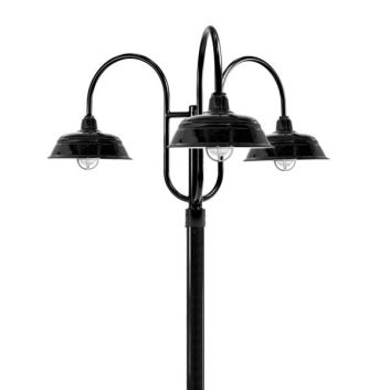 Bomber Nautical LED Triple Post Mount Light