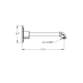 G16 Gooseneck Arm - 11.3 Projection