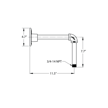G34 Gooseneck Arm - 11.5 Projection