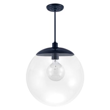 Glass Ball Stem Pendant Light