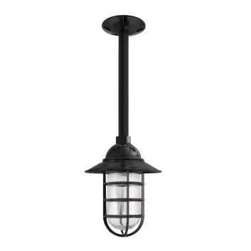 Industrial Guard LED Stem Pendant Light