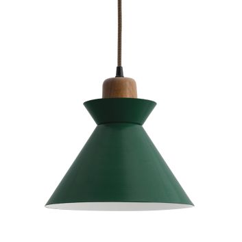 Manhattan Wooden Top Cord Pendant Light