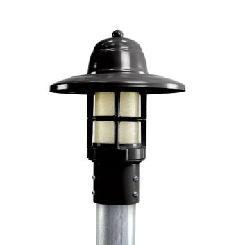Atomic LED Industrial Guard Post Mount Light