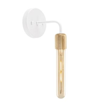 Downtown Minimalist Wooden Socket Wall Sconce