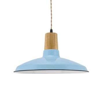 Marathon Wooden Top Cord Pendant Light
