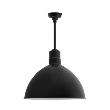 Wilcox LED Deep Bowl Stem Pendant Light - 24
