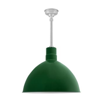 Wilcox LED Deep Bowl Stem Pendant Light - 24