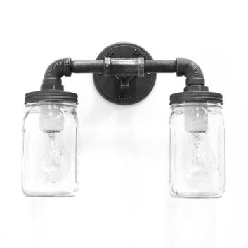 Westerfeld 2-Light Ball Jar Wall Sconce