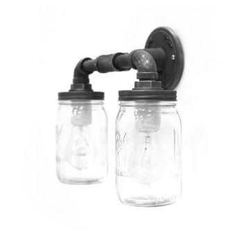 Westerfeld 2-Light Ball Jar Wall Sconce