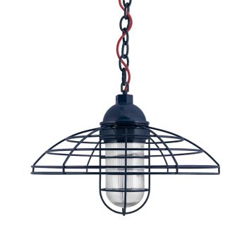 Blue Collar LED Chain Pendant Light