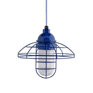 Blue Collar LED Cord Pendant Light