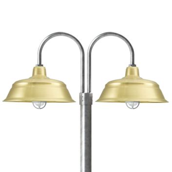 Bomber Nautical LED Double Post Mount Light