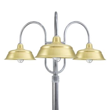 Bomber Nautical LED Triple Post Mount Light