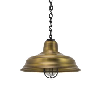 Bomber Nautical LED Chain Pendant Light