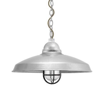 Bridgeport LED Vintage Industrial Chain Pendant Light