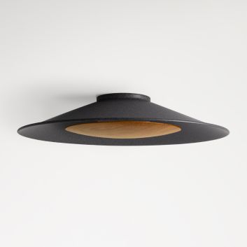 Carver LED Wooden Diffuser Flush Mount