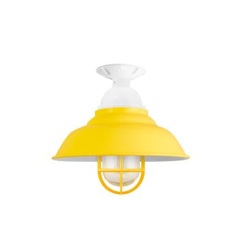 Chicago LED Vintage Industrial Flush Mount Light