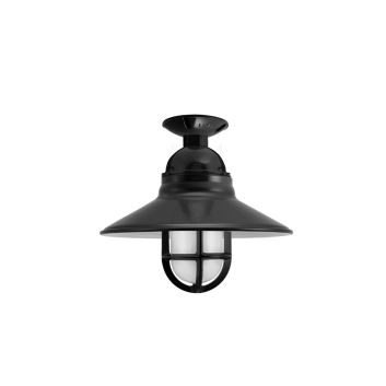 Cleveland LED Vintage Industrial Flush Mount Light