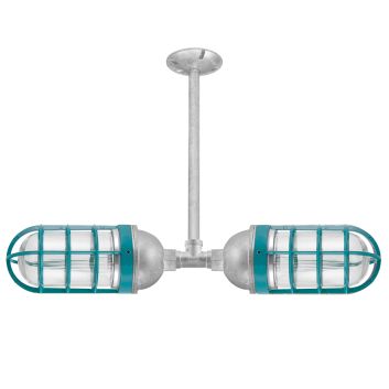 Industrial Loft Double Pendant Light