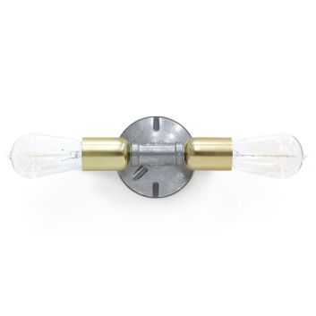 Downtown Minimalist Double Wall Sconce