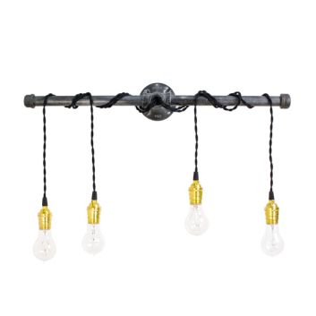 Lang Machine Age 4-Light Wall Sconce