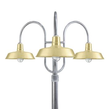 The Original™ Nautical LED Triple Post Mount Light