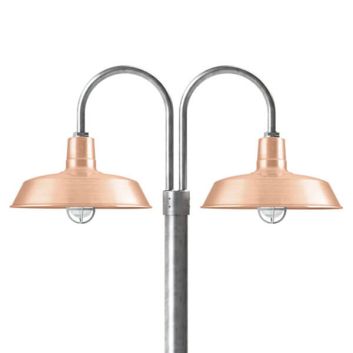 The Original™ Nautical LED Double Post Mount Light