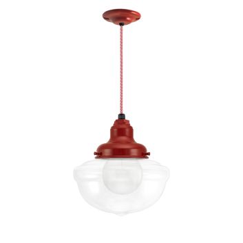 Kao Acorn Schoolhouse Cord Pendant Light