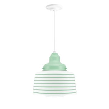 Kao Drum Schoolhouse Cord Pendant Light
