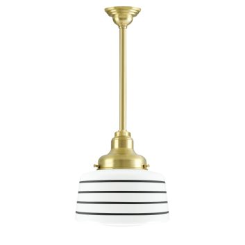 Drum Schoolhouse Stem Pendant Light