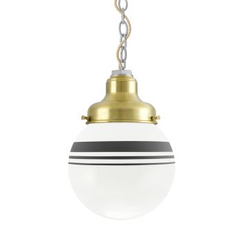 Round Schoolhouse Chain Pendant Light