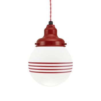 Round Schoolhouse Cord Pendant Light