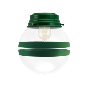 Round Schoolhouse Flush Mount Light