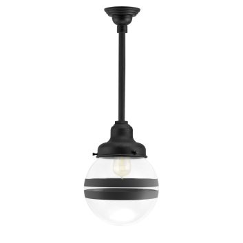 Round Schoolhouse Stem Pendant Light