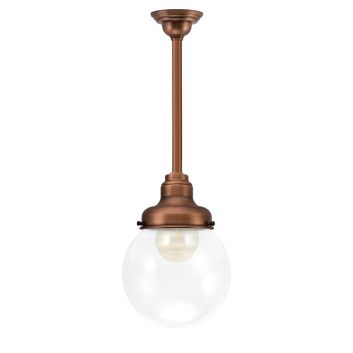 Round Schoolhouse Stem Pendant Light