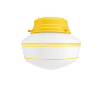 Primary Schoolhouse Flush Mount Light