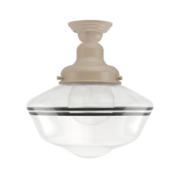 Primary Schoolhouse Semi-Flush Mount Light