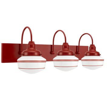 Primary 3-Light Schoolhouse Vanity Light