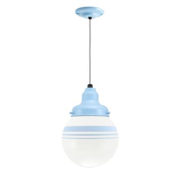 Kao Round Schoolhouse Cord Pendant Light