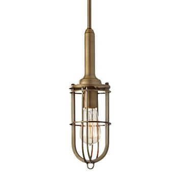 Sequestered Cage Stem Pendant Light