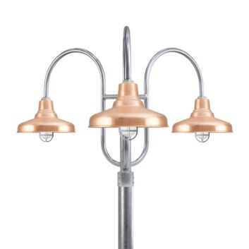Union Triple Post Mount Light